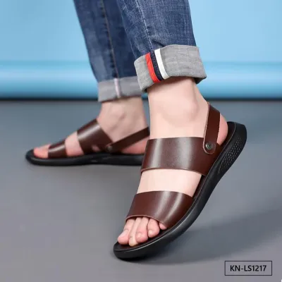 CityStride Leather Sandals